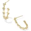 imageKendra Scott x Disney 14k Mickey Mouse and Minnie Mouse Hoop Earrings Fashion Jewelry for WomenGOLD  WHITE CRYSTAL
