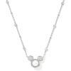 imageKendra Scott x Disney Mickey Mouse Short Pendant Necklace Fashion Jewelry for WomenRHODIUM  WHITE PEARL