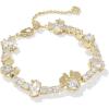 imageKendra Scott x Disney Mickey Mouse and Minnie Mouse Tennis Bracelet Fashion Jewelry for WomenGOLD  WHITE CRYSTAL