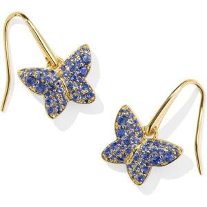 imageKendra Scott 14k GoldPlated Lillia Crystal Drop Earrings in Blue Crystal Fashion Jewelry for Women