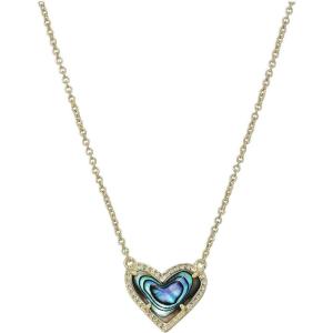 imageKendra Scott Ari Heart Adjustable Length Pendant Necklace for Women Fashion JewelryGOLD  ABALONE SHELL