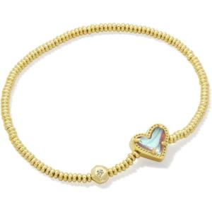 imageKendra Scott Ari Heart Stretch Bracelet Fashion Jewelry for WomenGOLD  DICHROIC GLASS