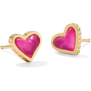 imageKendra Scott Ari Heart Stud Earrings for Women Fashion JewelryGOLD  AZALEA ILLUSION