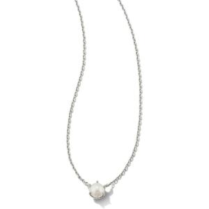 imageKendra Scott Ashton Pendant Necklace in White Pearl Fashion Jewelry for WomenRHODIUM  WHITE PEARL