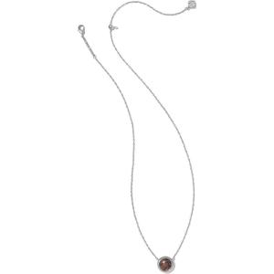 imageKendra Scott Basketball Short Pendant Necklace Fashion Jewelry for WomenRHODIUM