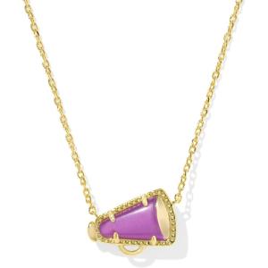 imageKendra Scott Cheer Short Pendant Necklace Fashion Jewelry for WomenPurple Mother Of Pearl