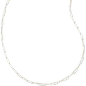 imageKendra Scott Courtney Paperclip Necklace Fashion Jewelry for WomenRHODIUM