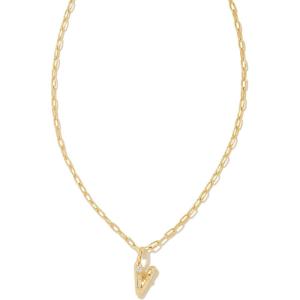 imageKendra Scott Crystal Letter Short Pendant Necklace Fashion Jewelry for WomenLetter V GOLDPLATED