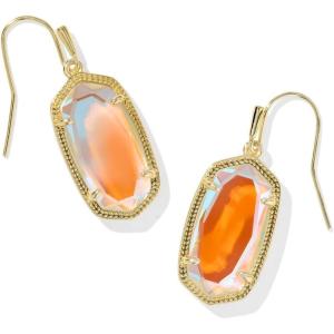 imageKendra Scott Dani Drop Earrings for Women Fashion JewelryGOLD  DICHROIC GLASS