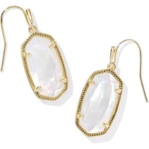 imageKendra Scott Dani Drop Earrings for Women Fashion JewelryGOLD  IVORY MOTHER OF PEARL