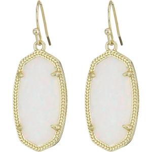 imageKendra Scott Dani Drop Earrings for Women Fashion JewelryGoldWhite Kyocera Opal