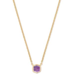 imageKendra Scott Davie Pendant Necklace18K GOLD VERMEIL  AMETHYST