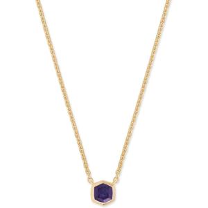 imageKendra Scott Davie Pendant Necklace18K GOLD VERMEIL  BLUE IOLITE