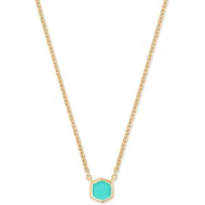 imageKendra Scott Davie Pendant Necklace18K GOLD VERMEIL  CHRYSOPRASE