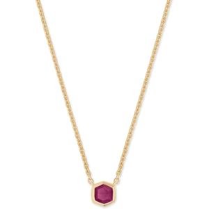 imageKendra Scott Davie Pendant Necklace18K GOLD VERMEIL  PINK RUBY