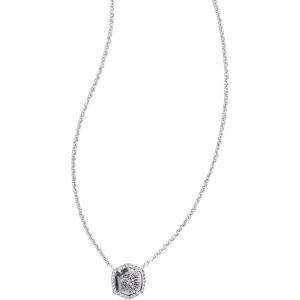 imageKendra Scott Davie Pendant NecklaceRhodium Platinum Drusy