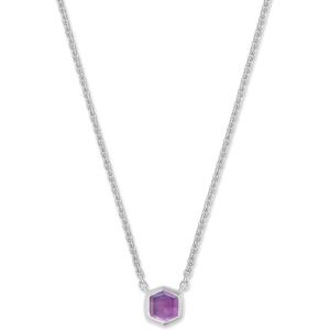 imageKendra Scott Davie Pendant NecklaceSTERLING SILVER  AMETHYST