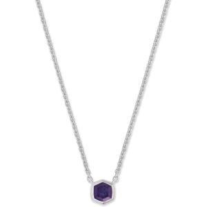 imageKendra Scott Davie Pendant NecklaceSTERLING SILVER  BLUE IOLITE