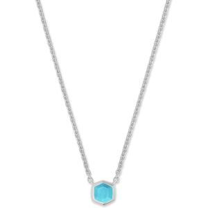 imageKendra Scott Davie Pendant NecklaceSTERLING SILVER  TURQUOISE