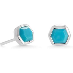 imageKendra Scott Davie Stud Earrings in Sterling Silver Fine Jewelry for Women Turquoise