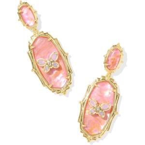 imageKendra Scott Dolly Parton Elle Butterfly Statement Earrings Fashion Jewelry for WomenLIGHT PINK IRIDESCENT ABALONE