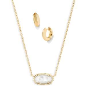 imageKendra Scott Elisa Mikki Gift Set Fashion Jewelry for WomenGOLD  IVORY MOTHER OF PEARL