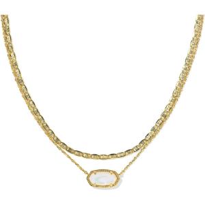imageKendra Scott Elisa Multi Strand Necklace for Women Fashion JewelryGOLD  IVORY MOTHER OF PEARL