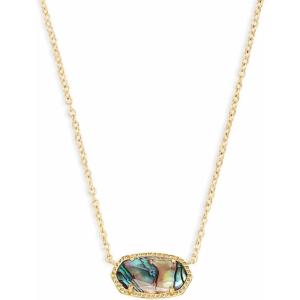 imageKendra Scott Elisa Pendant Necklace for Women Fashion Jewelry 14k GoldPlatedGOLD  ABALONE SHELL