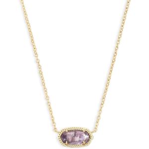imageKendra Scott Elisa Pendant Necklace for Women Fashion Jewelry 14k GoldPlatedGOLD  AMETHYST