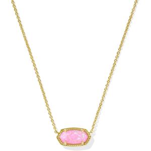 imageKendra Scott Elisa Pendant Necklace for Women Fashion Jewelry 14k GoldPlatedGOLD  CARNATION KYOCERA OPAL