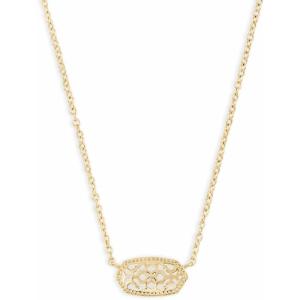 imageKendra Scott Elisa Pendant Necklace for Women Fashion Jewelry 14k GoldPlatedGOLD  FILIGREE METAL