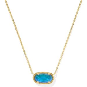 imageKendra Scott Elisa Pendant Necklace for Women Fashion Jewelry 14k GoldPlatedGOLD  MOOD STONE