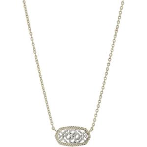 imageKendra Scott Elisa Pendant Necklace for Women Fashion Jewelry 14k GoldPlatedGOLD  RHODIUM FILIGREE MIX