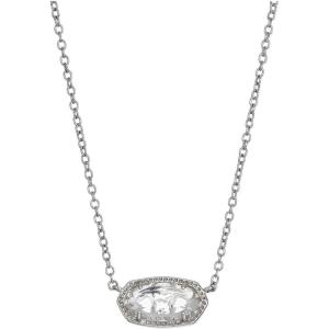 imageKendra Scott Elisa Pendant Necklace for Women Fashion Jewelry 14k GoldPlatedRHODIUM  CRYSTAL