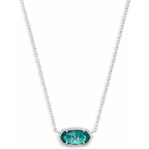 imageKendra Scott Elisa Pendant Necklace for Women Fashion Jewelry 14k GoldPlatedRHODIUM  LONDON BLUE