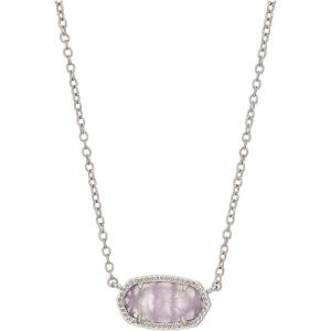 imageKendra Scott Elisa Pendant Necklace for Women Fashion Jewelry 14k GoldPlatedRHODIUM  PURPLE AMETHYST