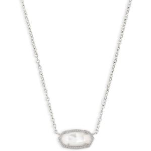 imageKendra Scott Elisa Pendant Necklace for Women Fashion Jewelry 14k GoldPlatedRHODIUM  white MOTHER OF PEARL