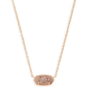 imageKendra Scott Elisa Pendant Necklace for Women Fashion Jewelry 14k GoldPlatedROSE GOLD  ROSE GOLD DRUSY