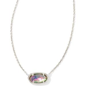 imageKendra Scott Elisa Pendant Necklace for Women Fashion Jewelry 14k GoldPlatedSilver Lilac Abalone