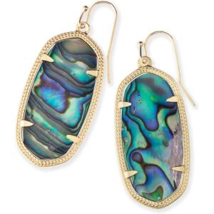 imageKendra Scott Elle Drop Earrings for WomenGOLD  ABALONE SHELL