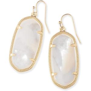 imageKendra Scott Elle Drop Earrings for WomenGOLD  IVORY MOTHER OF PEARL