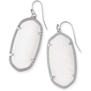 imageKendra Scott Elle Drop Earrings for WomenRHODIUM  WHITE MOTHER OF PEARL