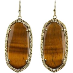 imageKendra Scott Elle Drop Earrings for WomenTigers Eye