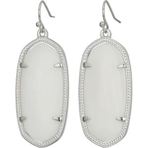 imageKendra Scott Elle Drop Earrings for WomenWhite MotherofPearlRhodium plated