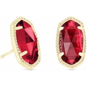 imageKendra Scott Ellie Earrings Fashion Jewelry for WomenGOLD  CLEAR BERRY