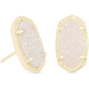 imageKendra Scott Ellie Earrings Fashion Jewelry for WomenGOLD  IRIDESCENT DRUSY