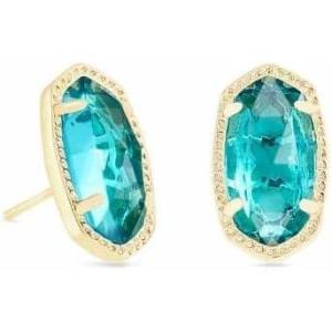 imageKendra Scott Ellie Earrings Fashion Jewelry for WomenGOLD  LONDON BLUE