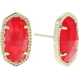 imageKendra Scott Ellie Earrings Fashion Jewelry for WomenGold Ruby Red