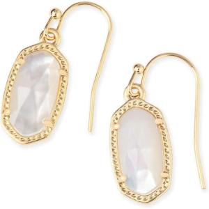 imageKendra Scott Lee Drop Earrings for WomenGOLD  IVORY MOTHER OF PEARL