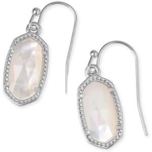 imageKendra Scott Lee Drop Earrings for WomenRHODIUM  IVORY MOTHER OF PEARL
